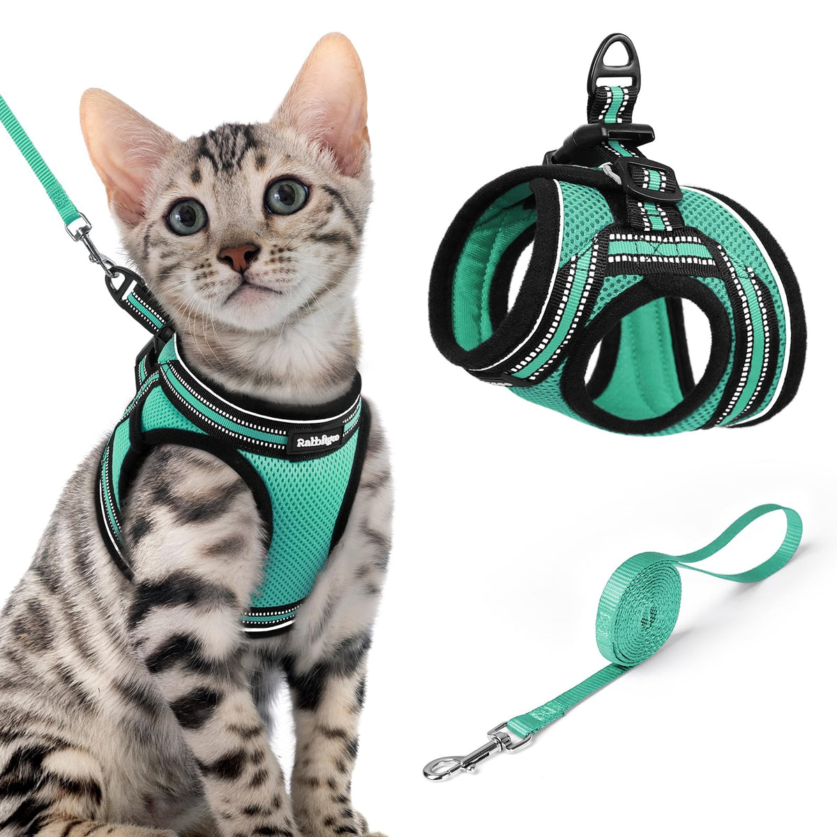 rabbitgoo Animal Harness in XL, Green